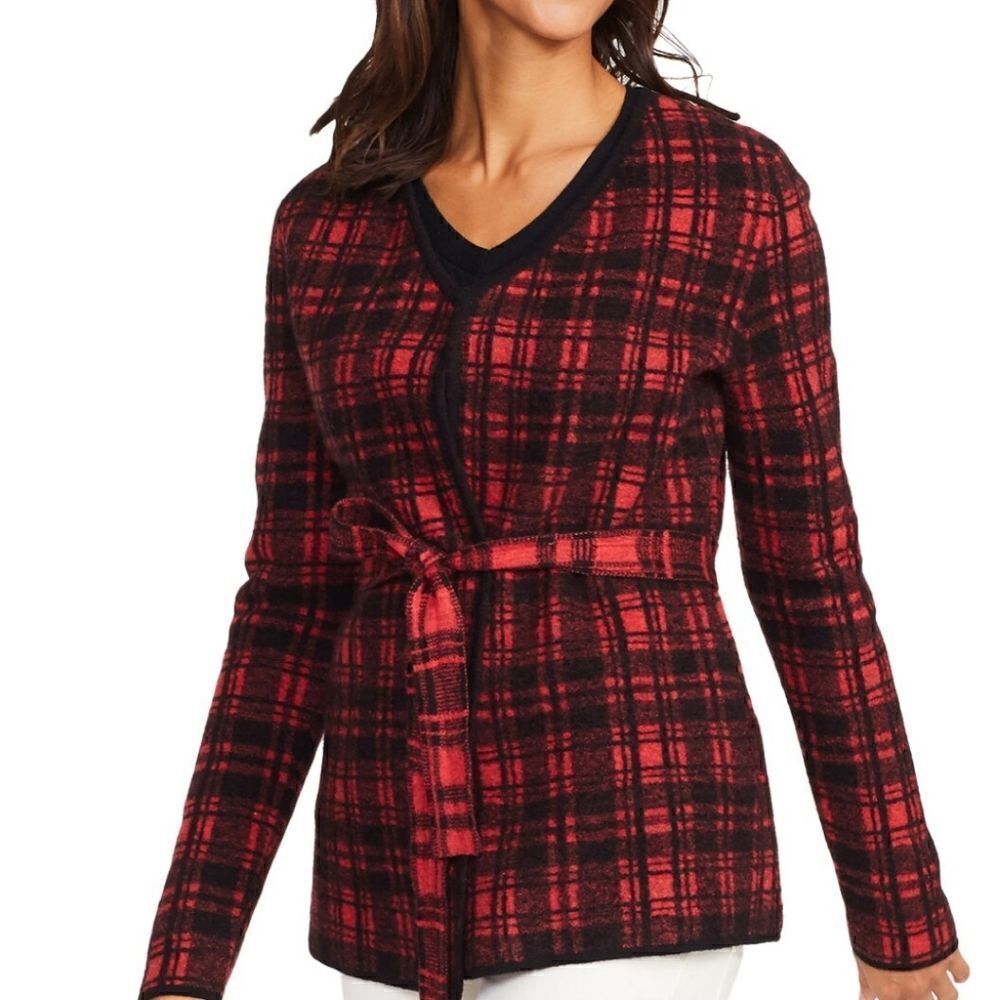 J.McLAUGHLIN Wool Sweater Cardigan 